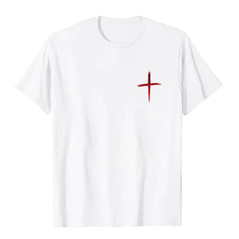 Christianartworkshop I'll Walk With God T-Shirt sold by Christian Art Workshop product image thumbnail 2