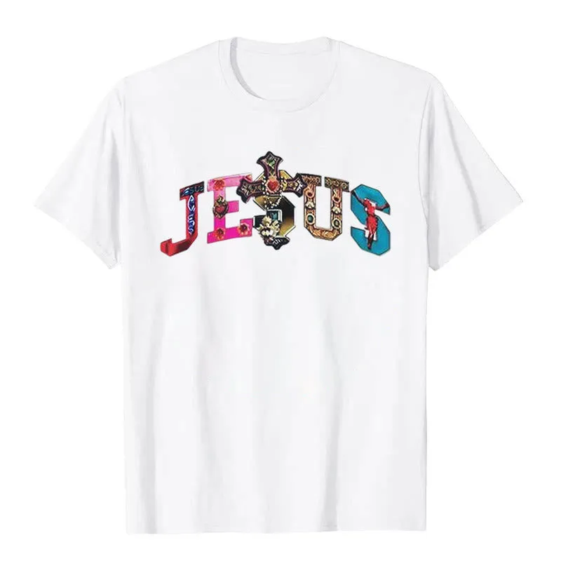 Christianartworkshop Retro Vintage Graphic Jesus T-Shirt sold by Christian Art Workshop