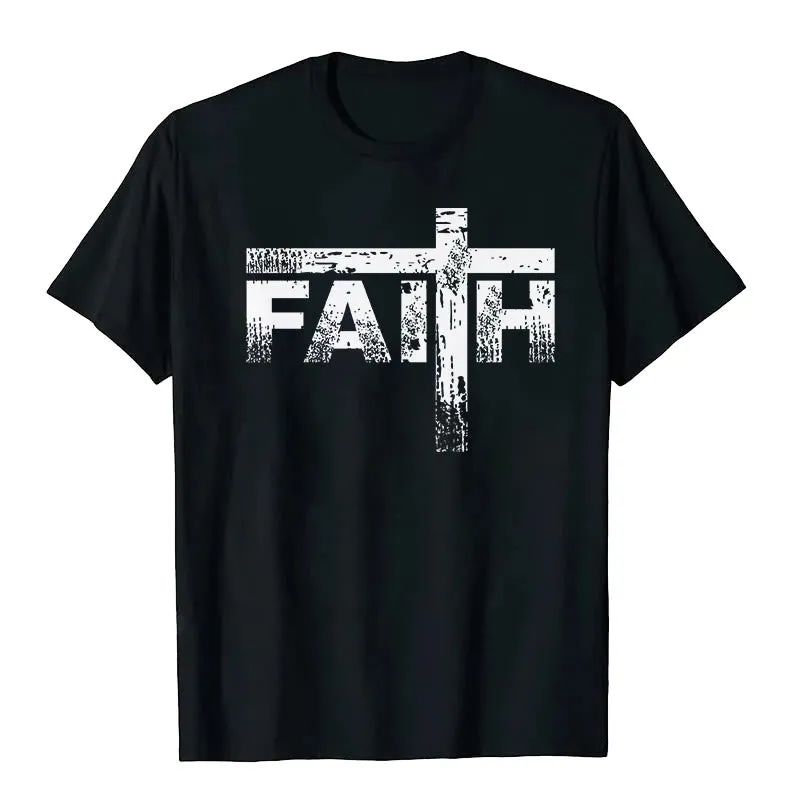 Christianartworkshop The Faith Cross T-Shirt sold by Christian Art Workshop