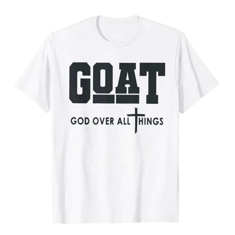 Christianartworkshop "GOD OVER ALL THINGS" T-shirt sold by Christian Art Workshop