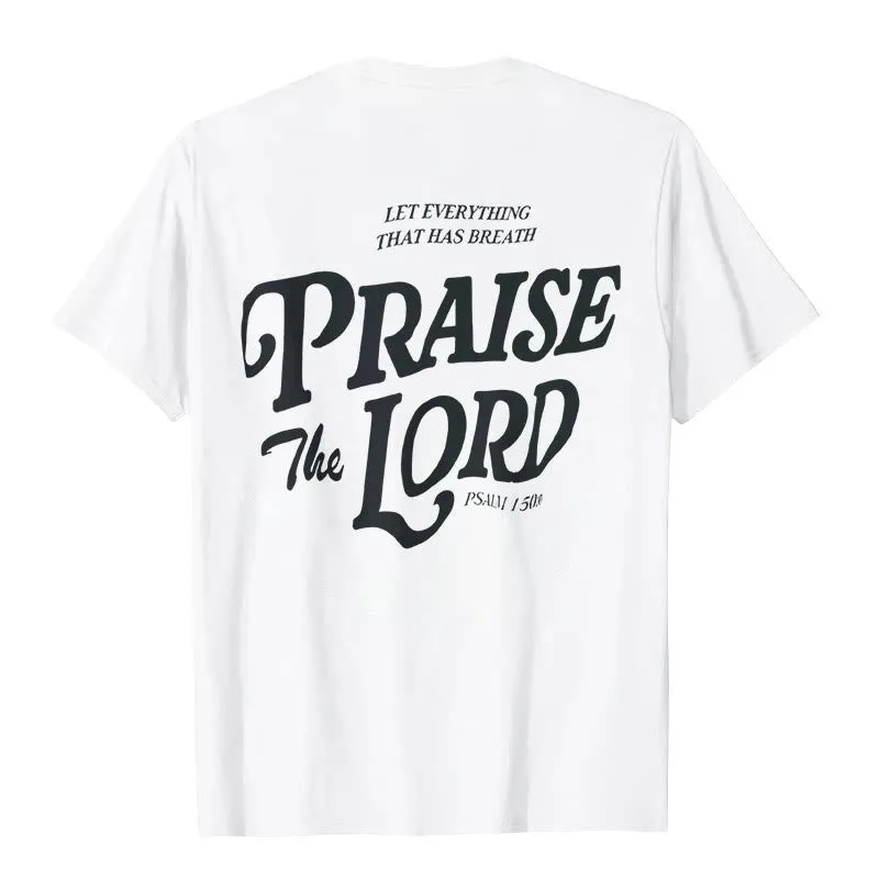 Christianartworkshop "Praise The Lord" T-shirt sold by Christian Art Workshop product image thumbnail 2