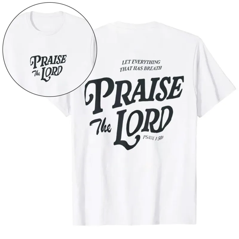 Christianartworkshop "Praise The Lord" T-shirt sold by Christian Art Workshop