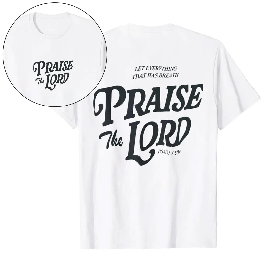 Christianartworkshop "Praise The Lord" T-shirt sold by Christian Art Workshop