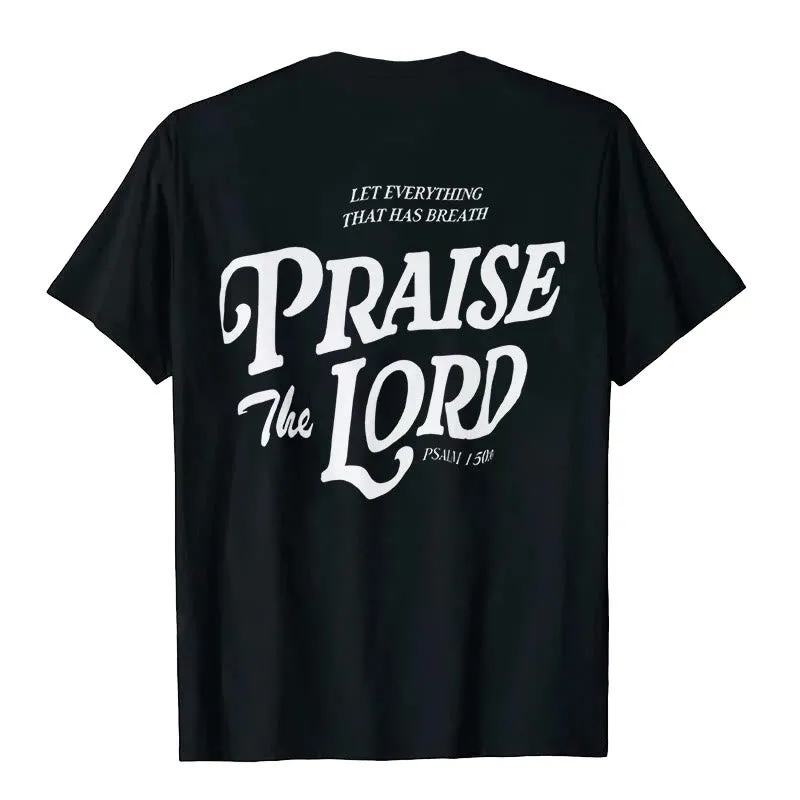 Christianartworkshop "Praise The Lord" T-shirt sold by Christian Art Workshop product image thumbnail 5