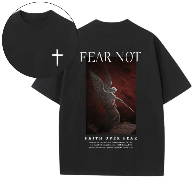 Christianartworkshop "FEAR NOT" Short Sleeve T-shirt sold by Christian Art Workshop