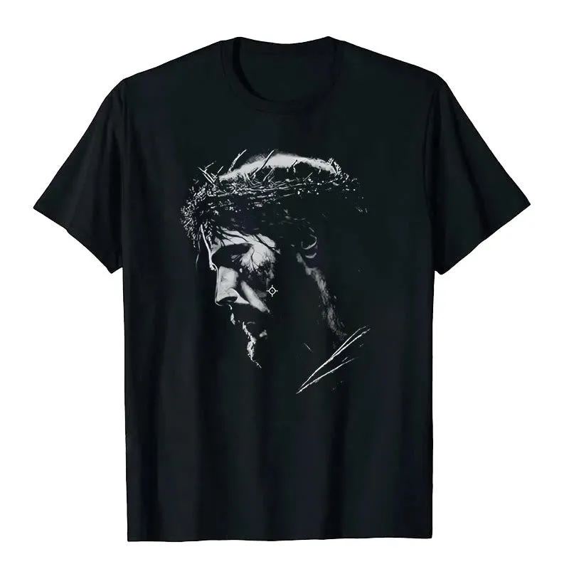 Christianartworkshop Jesus Crown of Thorns T-shirt sold by Christian Art Workshop