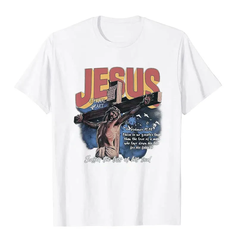 Christianartworkshop Jesus Short Sleeve T-shirt sold by Christian Art Workshop