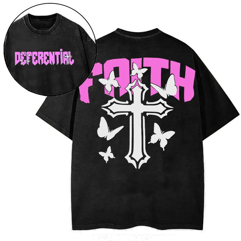Christianartworkshop "FAITH" Short Sleeve T-shirt sold by Christian Art Workshop