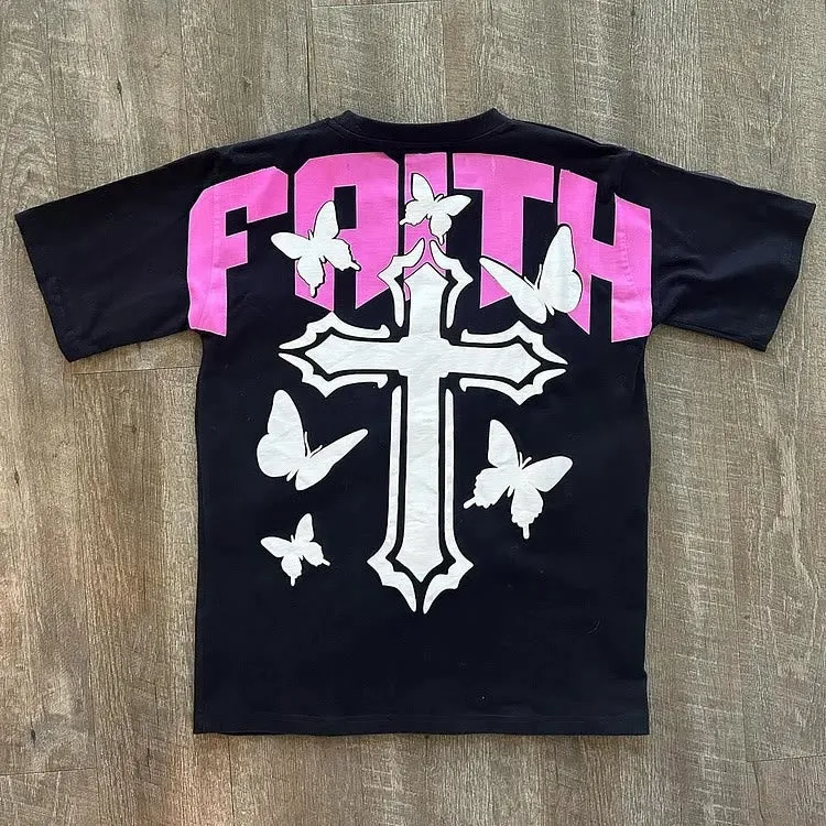 Christianartworkshop "FAITH" Short Sleeve T-shirt sold by Christian Art Workshop product image thumbnail 3
