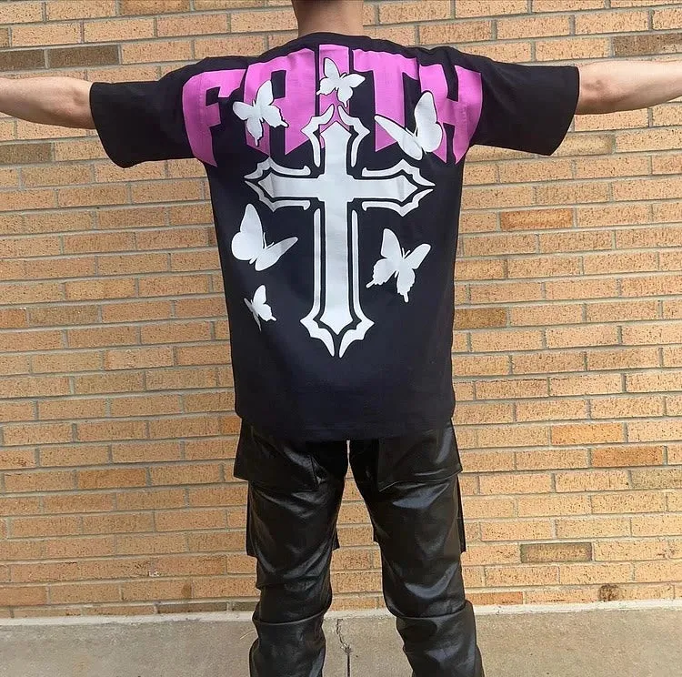 Christianartworkshop "FAITH" Short Sleeve T-shirt sold by Christian Art Workshop product image thumbnail 2