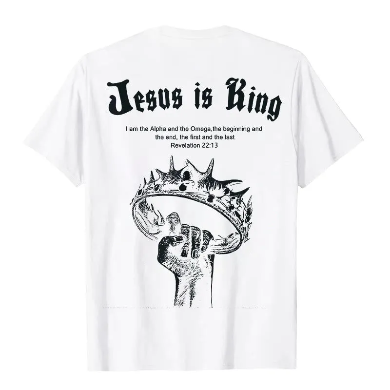 Christianartworkshop Jesus is King T-shirt sold by Christian Art Workshop