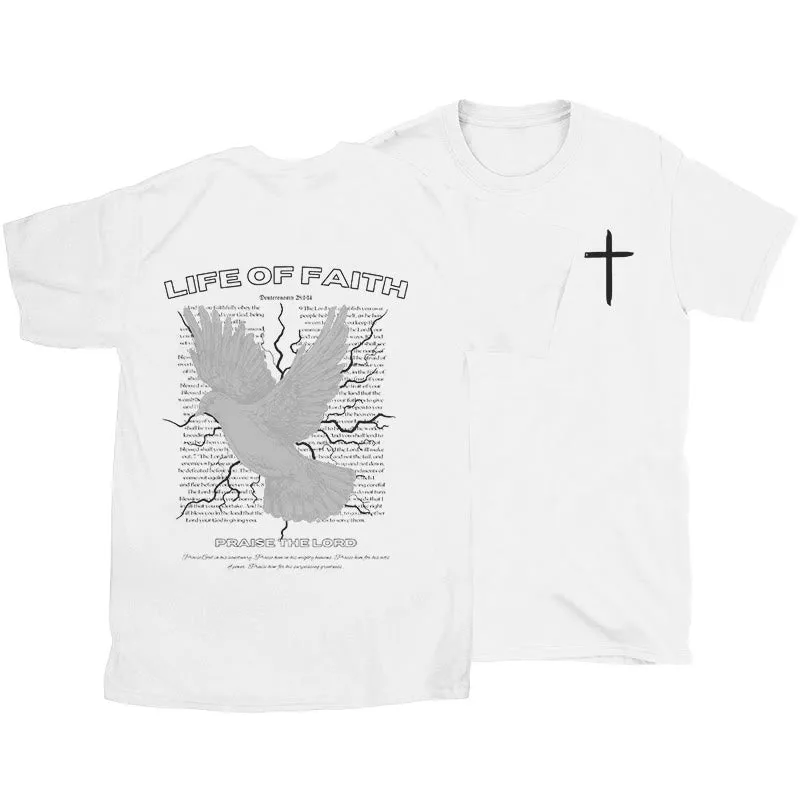 Christianartworkshop Life of Faith T-shirt sold by Christian Art Workshop