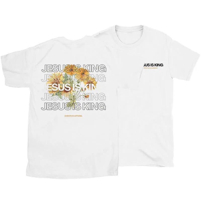 Christianartworkshop Jesus Is King T-shirt sold by Christian Art Workshop
