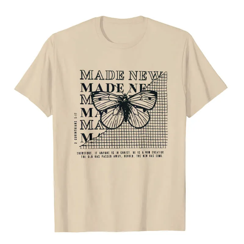 Christianartworkshop Made New T-shirt sold by Christian Art Workshop product image thumbnail 3