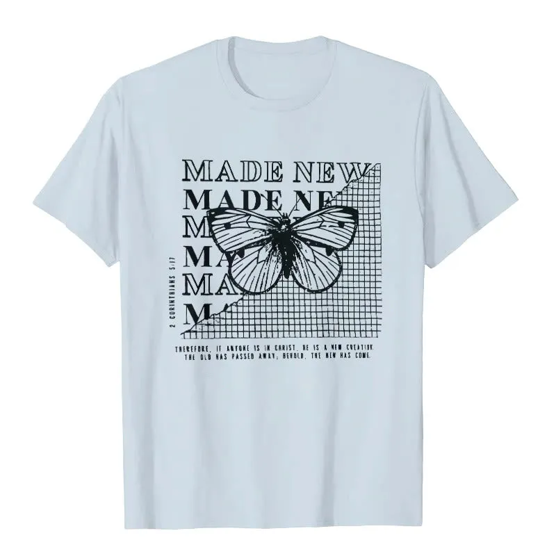 Christianartworkshop Made New T-shirt sold by Christian Art Workshop product image thumbnail 4