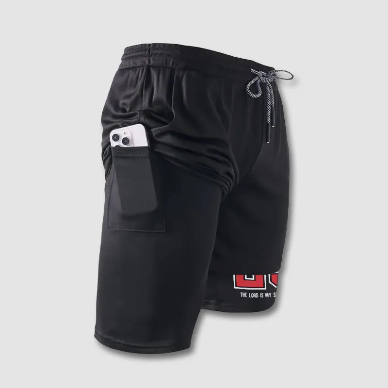 Christianartworkshop Psalm 23 Christian Performance Shorts sold by Christian Art Workshop product image thumbnail 3