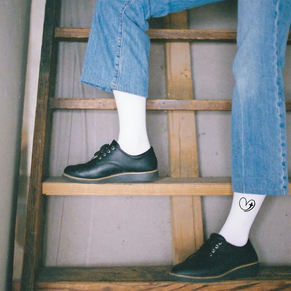 Christianartworkshop Faith-Inspired Heart & Cross Socks: A Gentle Reminder of God's Love sold by Christian Art Workshop product image thumbnail 2