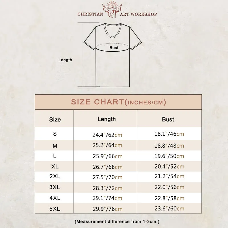 Christianartworkshop Women'S Lion Of Judah Yeshua Printed Casual V-Neck T-shirt sold by Christian Art Workshop product image thumbnail 3