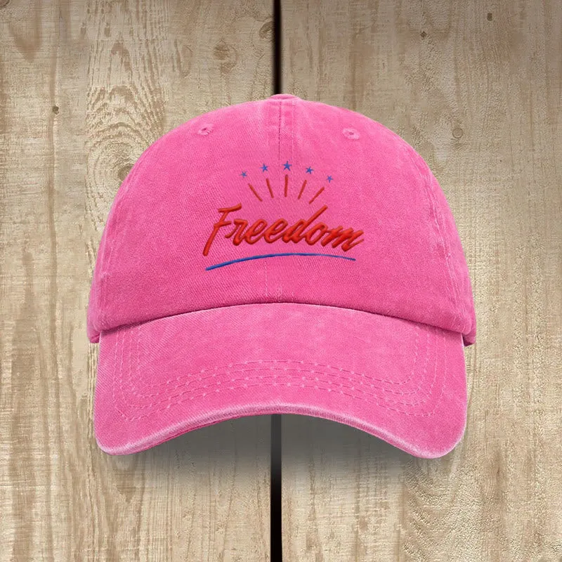 Christianartworkshop Everyday Faith-Inspired Freedom Washed Hat sold by Christian Art Workshop