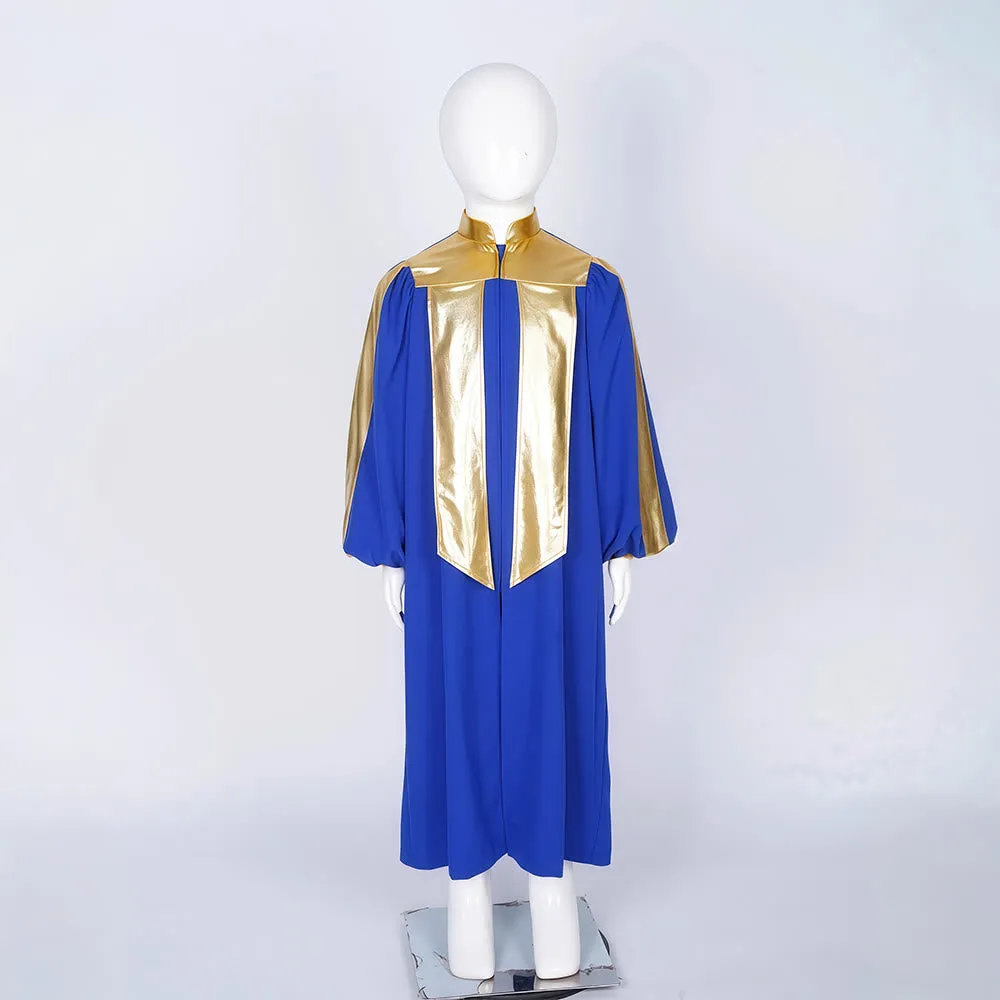 Christianartworkshop Golden-Embellished Clergy Robe: 7 Colors for Liturgical Elegance sold by Christian Art Workshop product image thumbnail 4