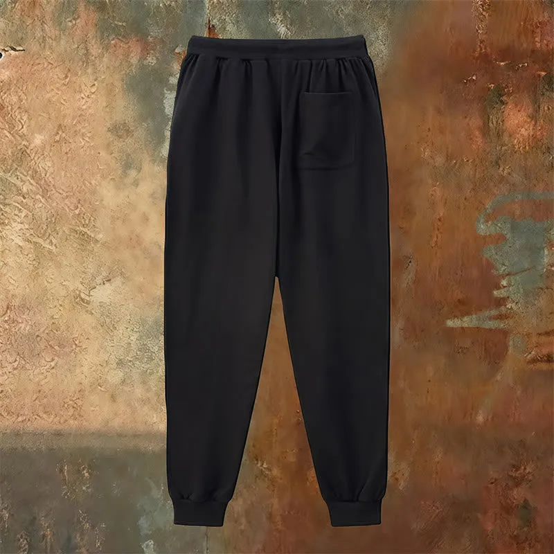 Christianartworkshop Revival Streetwear Walk by Faith Sweatpants: Cross on Side-Leg sold by Christian Art Workshop product image thumbnail 4