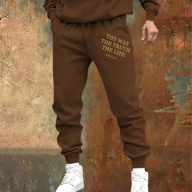 Christianartworkshop Faith in Motion John 14:6 Quote Sweatpants: Walk the Promise sold by Christian Art Workshop product image thumbnail 2
