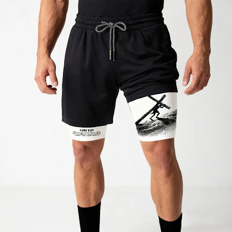 Christianartworkshop Luke 9:23 Scripture Performance Shorts: Take Up Your Daily Cross sold by Christian Art Workshop product image thumbnail 3