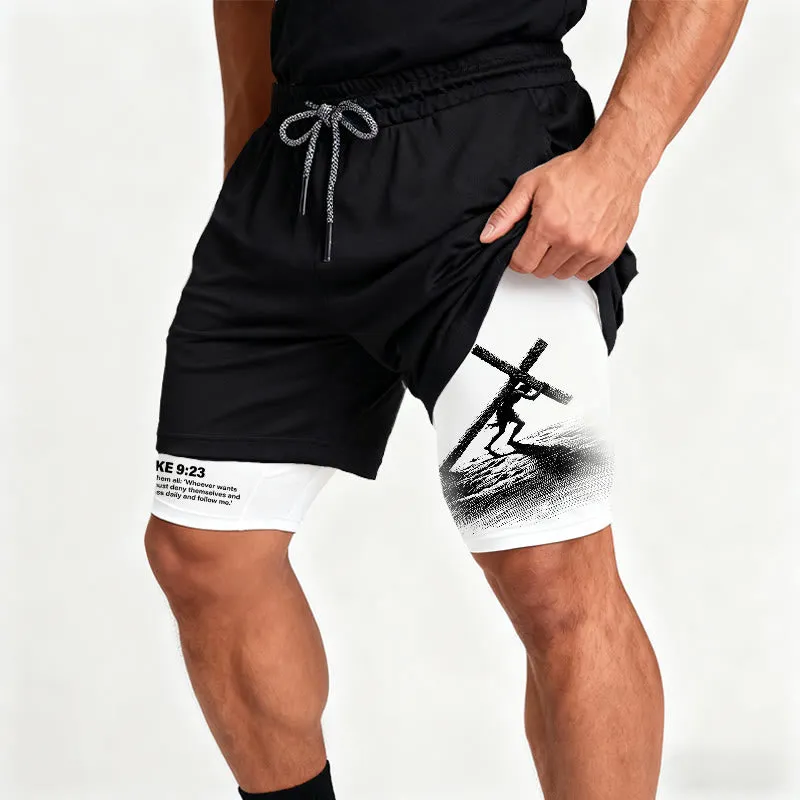 Christianartworkshop Luke 9:23 Scripture Performance Shorts: Take Up Your Daily Cross sold by Christian Art Workshop product image thumbnail 4