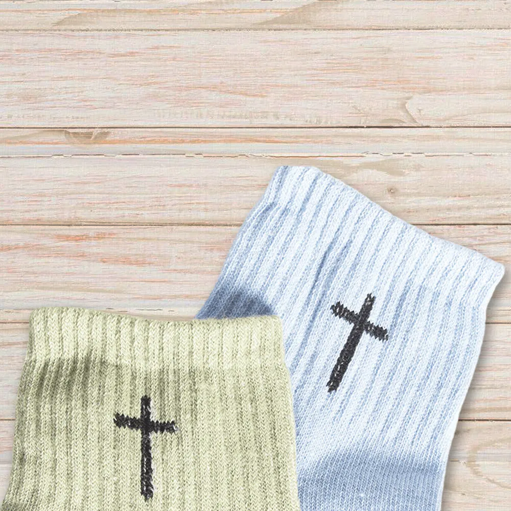 Christianartworkshop Subtle Cross Socks: Faith on Your Feet sold by Christian Art Workshop product image thumbnail 4