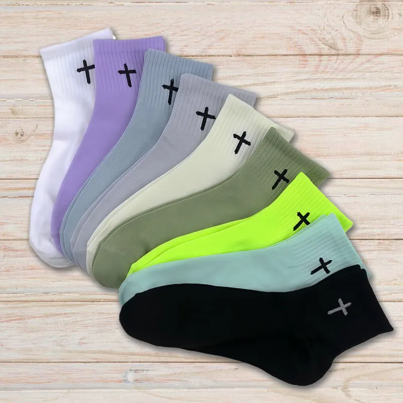 Christianartworkshop Subtle Cross Socks: Faith on Your Feet made by Christian Art Workshop