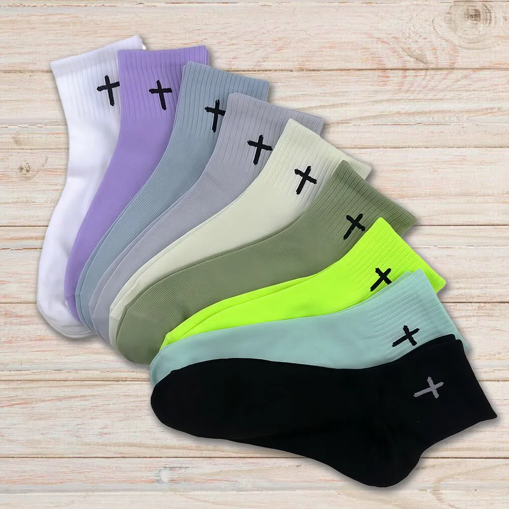 Christianartworkshop Subtle Cross Socks: Faith on Your Feet sold by Christian Art Workshop