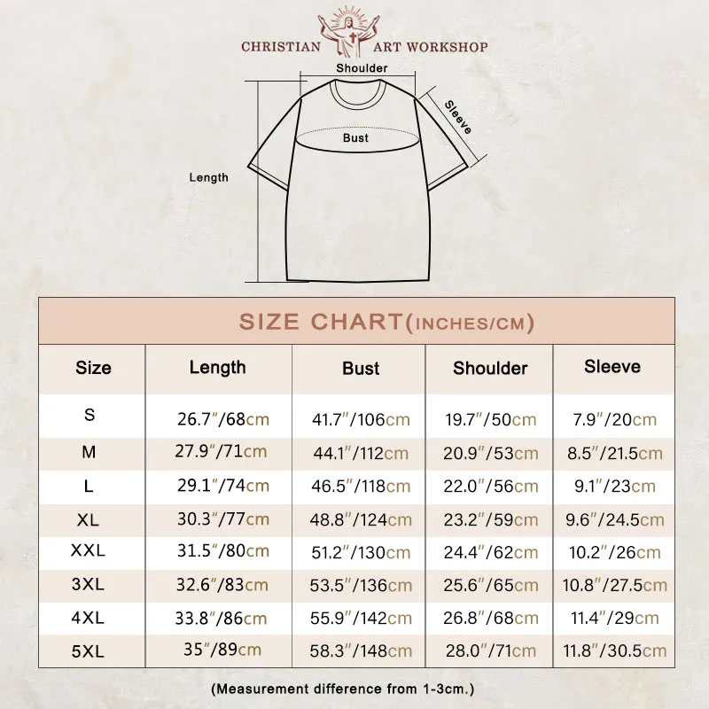 Christianartworkshop Who Needs Luck When You're Blessed Shamrock Unisex Washed T-Shirt sold by Christian Art Workshop product image thumbnail 4