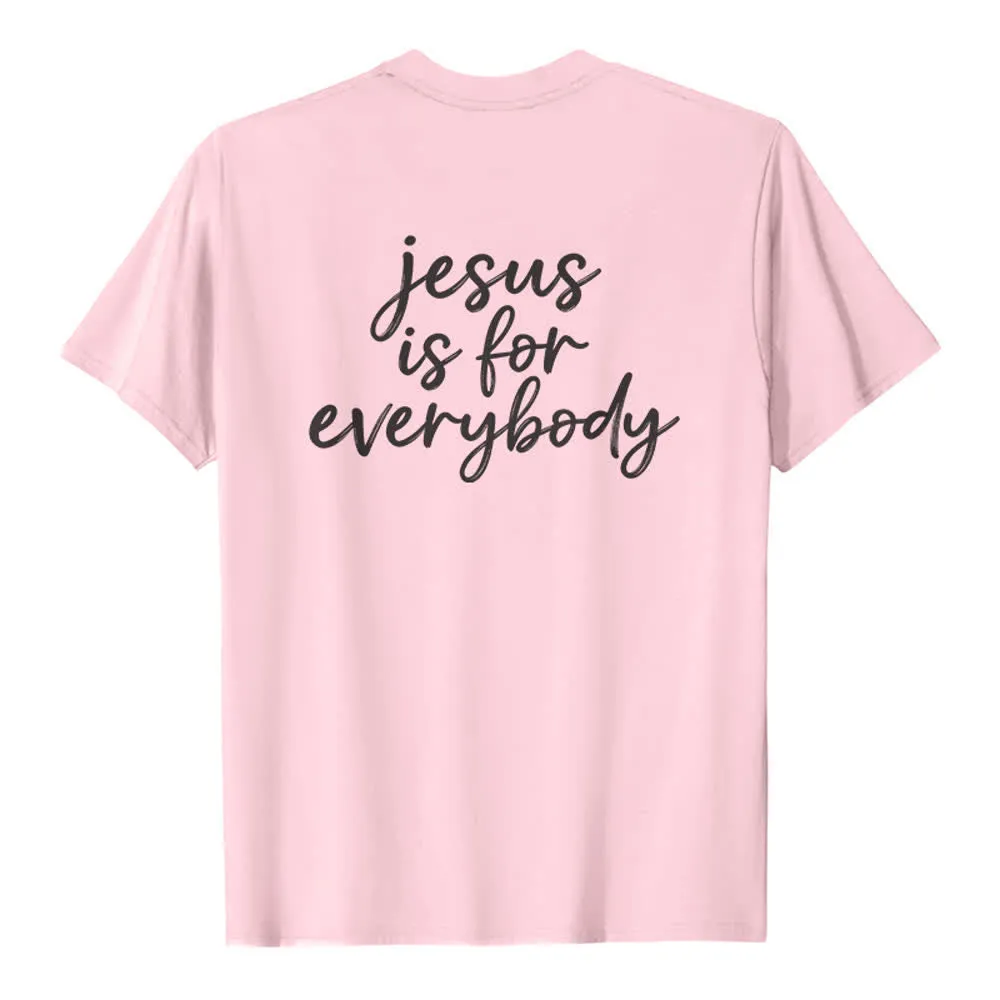 Christianartworkshop Jesus Is For Everybody Premium T-Shirt sold by Christian Art Workshop product image thumbnail 5