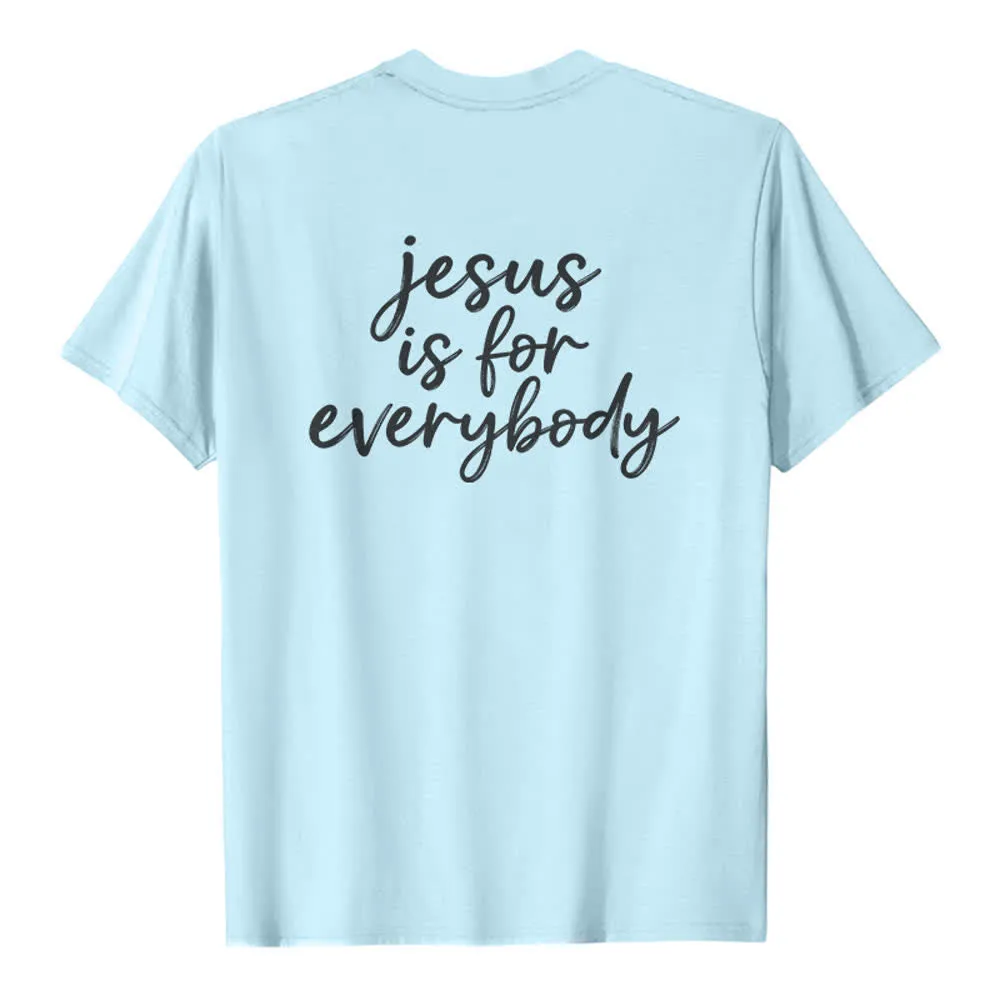 Christianartworkshop Jesus Is For Everybody Premium T-Shirt sold by Christian Art Workshop product image thumbnail 2