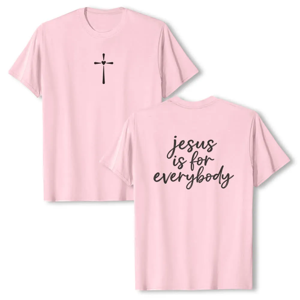 Christianartworkshop Jesus Is For Everybody Premium T-Shirt sold by Christian Art Workshop product image thumbnail 4
