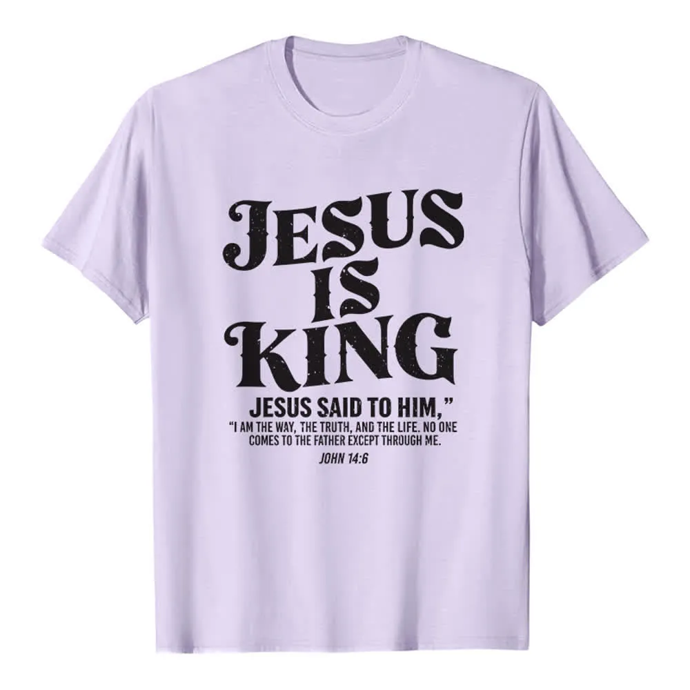 Christianartworkshop Jesus Is King John 14:6 Premium T-Shirt sold by Christian Art Workshop product image thumbnail 3