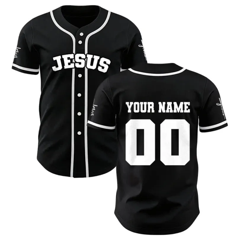 Christianartworkshop Classic Jesus Personalized Sportswear Unisex Custom Baseball Jersey made by Christian Art Workshop