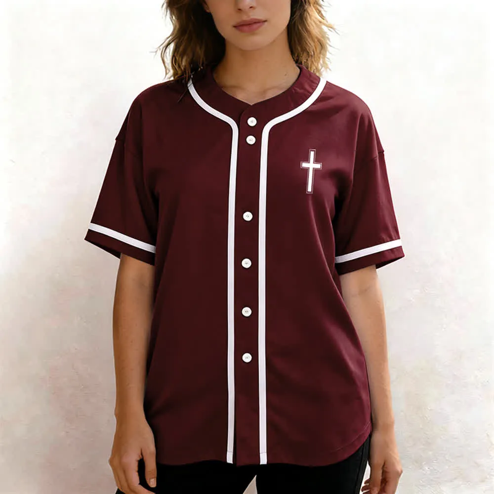 Christianartworkshop Made For More Ephesians 2:10 Unisex Baseball Jersey sold by Christian Art Workshop product image thumbnail 4