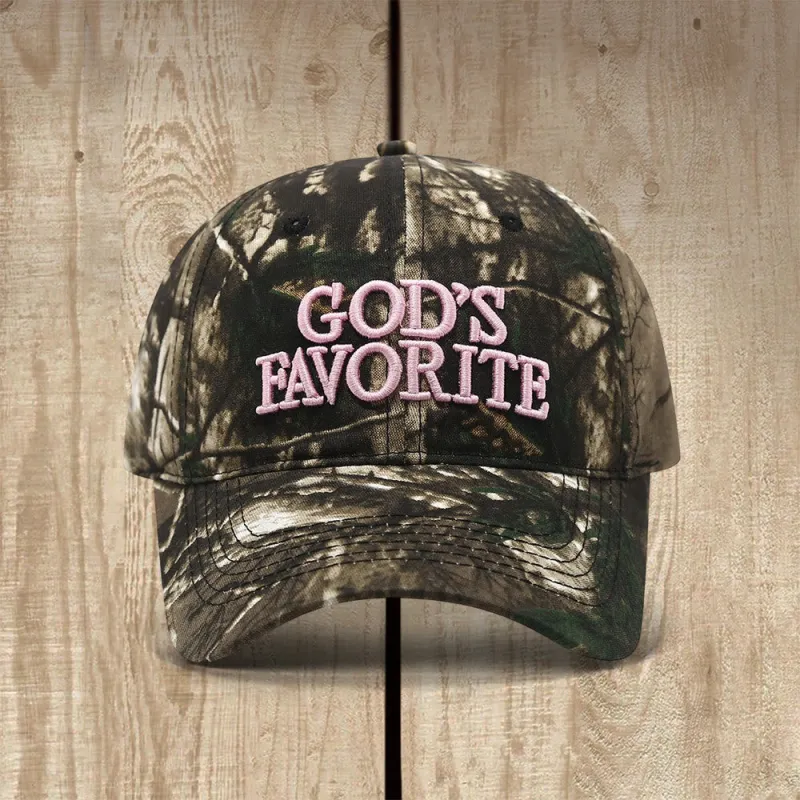 Christianartworkshop God's Favorite Confidence & Faith-Inspired Baseball Cap made by Christian Art Workshop