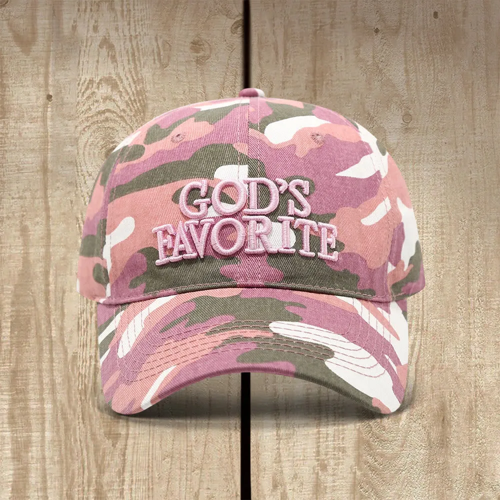 Christianartworkshop God's Favorite Confidence & Faith-Inspired Baseball Cap sold by Christian Art Workshop product image thumbnail 2