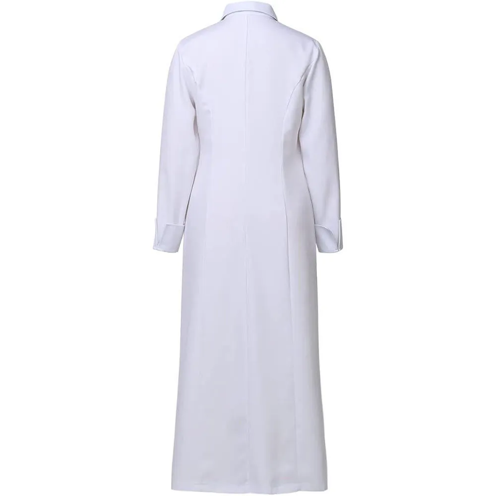 Christianartworkshop Women's Pastor Robe With Collar Cross Motif And Feminine Silhouette Women's Clergy Robe sold by Christian Art Workshop product image thumbnail 3