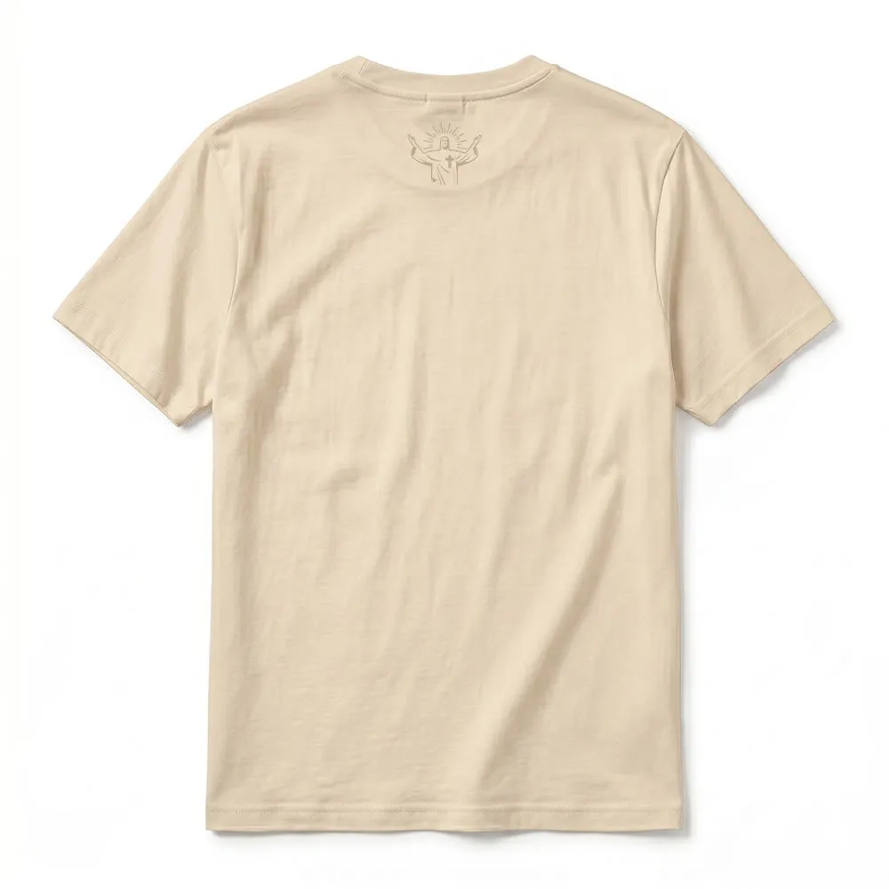 Christianartworkshop "If God Is For Us Who Can Be Against Us Romans 8:31" Premium Short Sleeve T-Shirt sold by Christian Art Workshop product image thumbnail 4