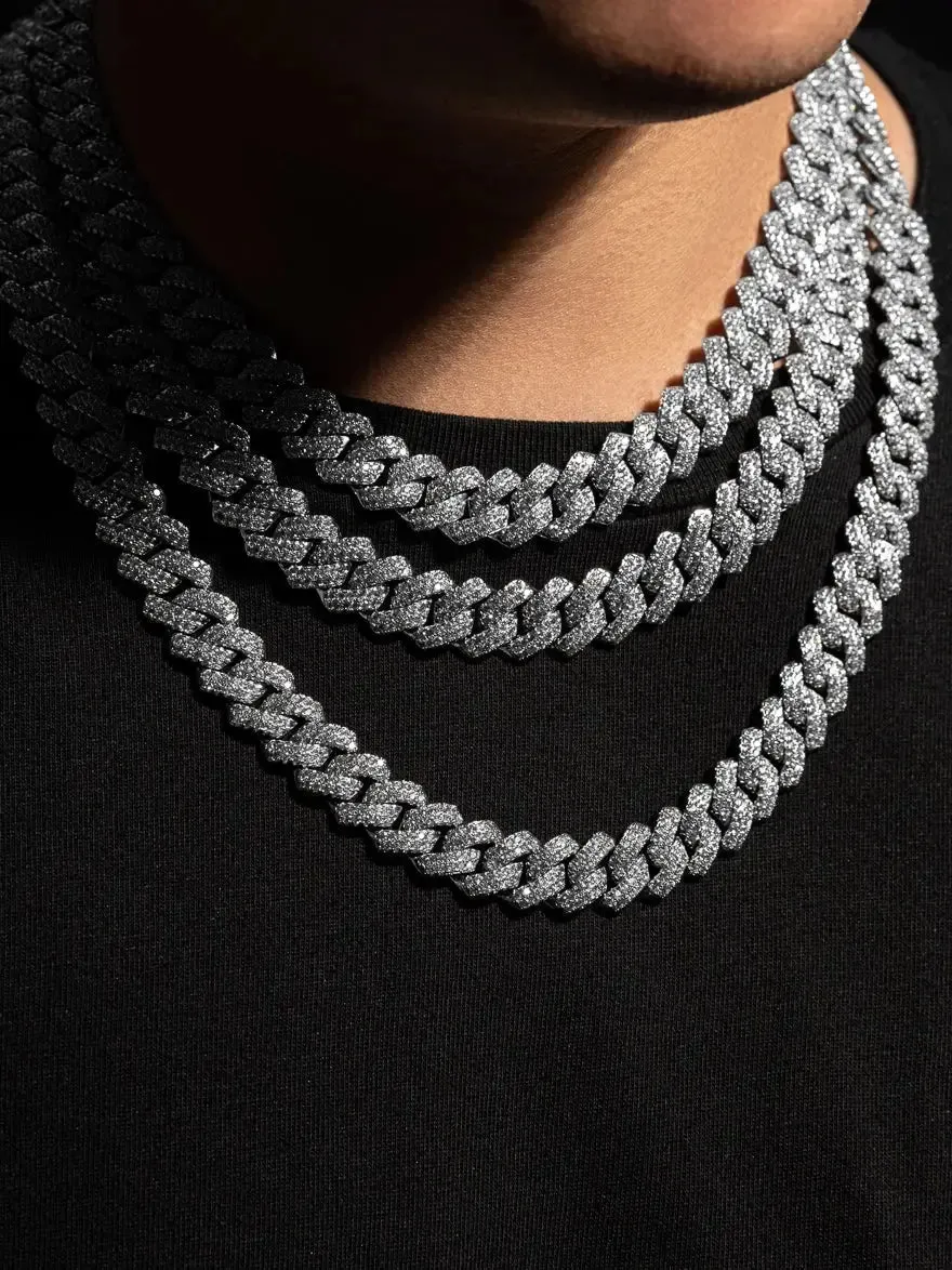 14mm Iced Out Cuban Link Chain sold by DVVX product image thumbnail 3
