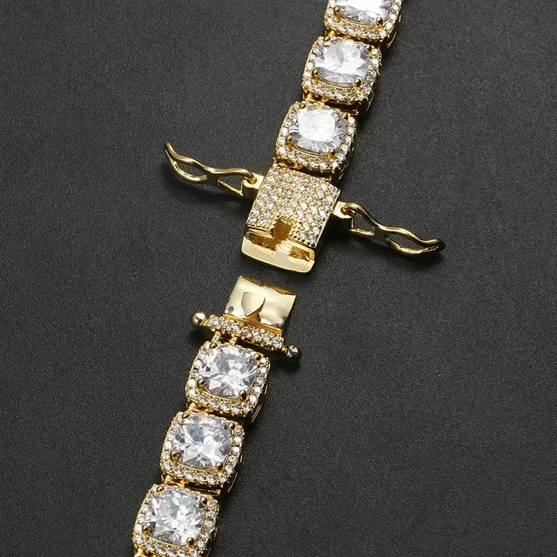 10mm Baguette Diamond Chain sold by DVVX product image thumbnail 2