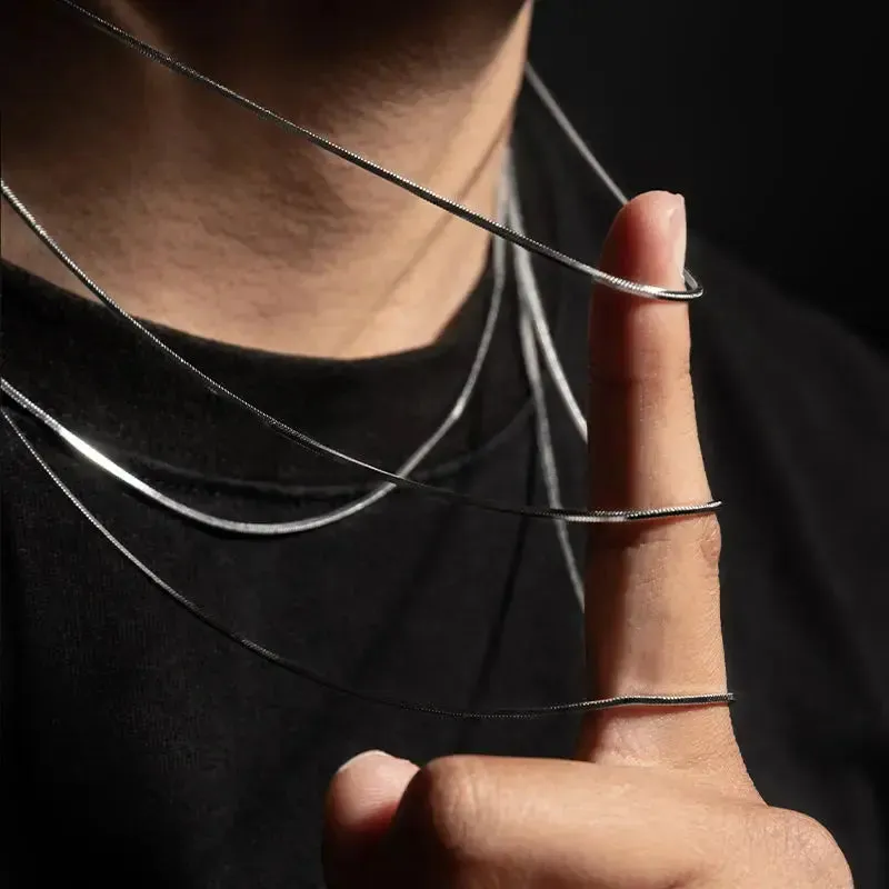 Solid 925 Sterling Silver Snake Chain sold by DVVX product image thumbnail 4