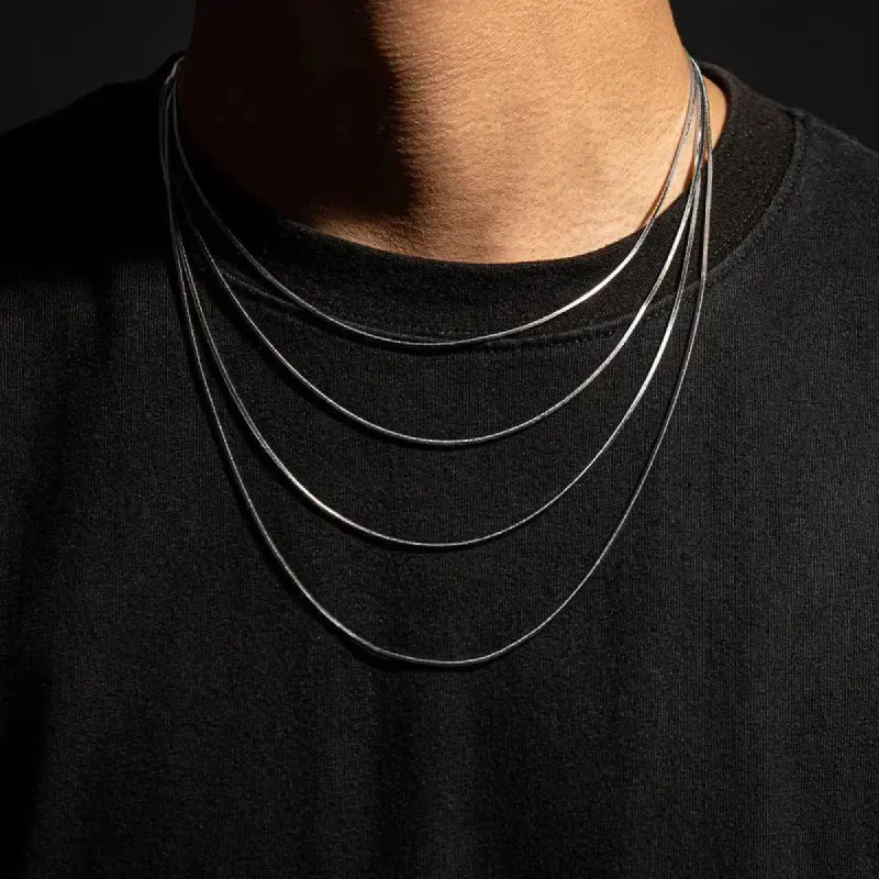 Solid 925 Sterling Silver Snake Chain sold by DVVX