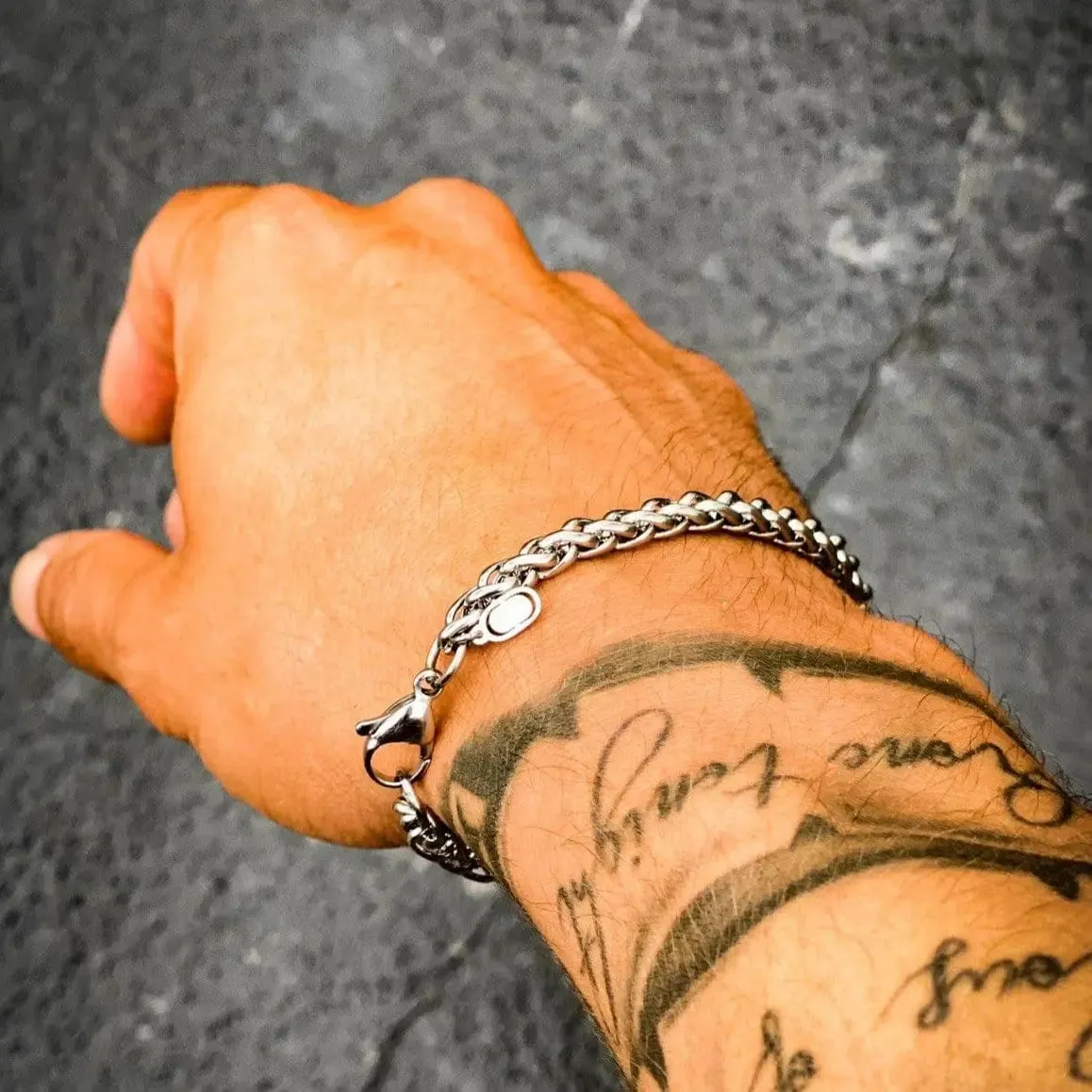 Wheat Bracelet (Silver) 5mm sold by DVVX product image thumbnail 2