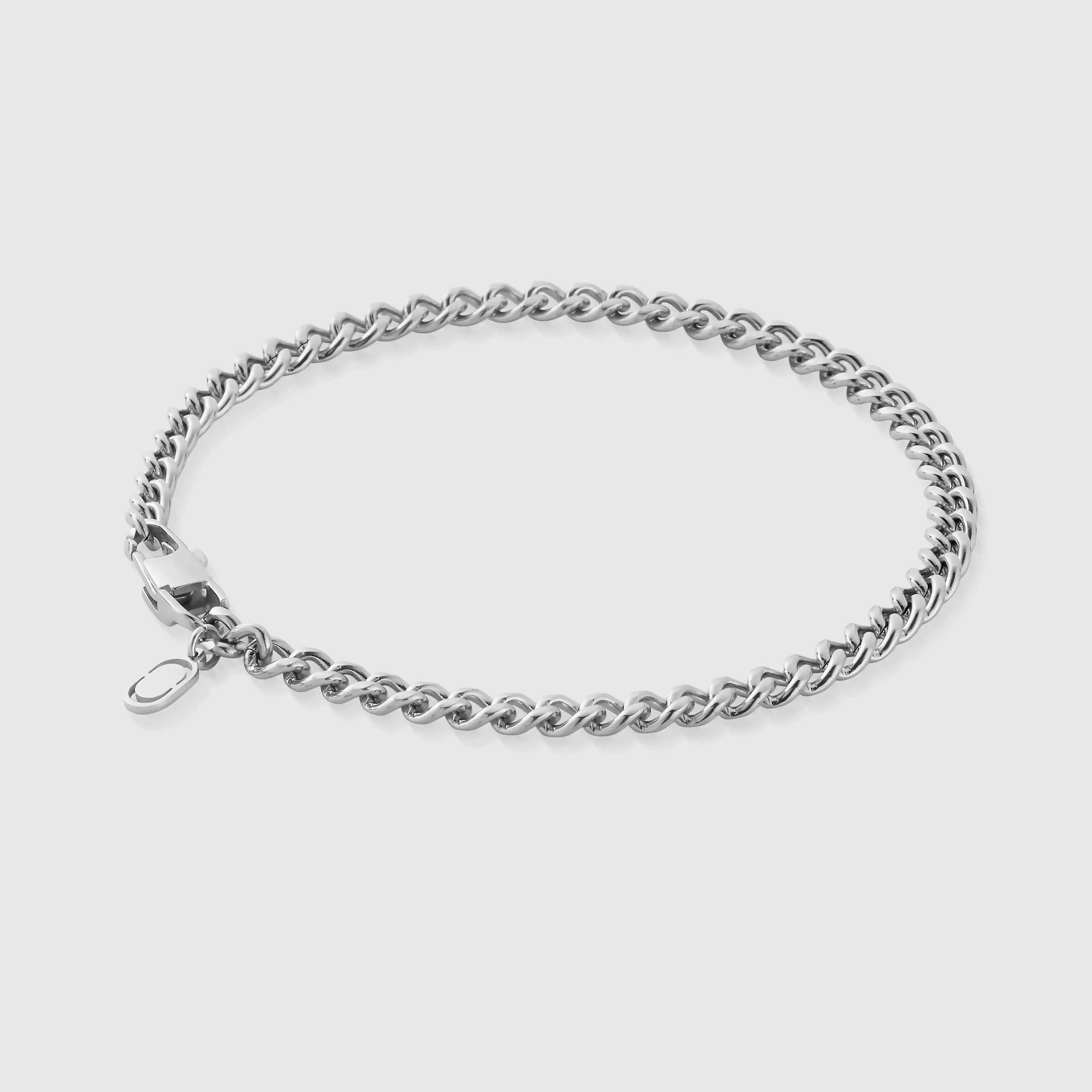 Cuban Bracelet (Silver) 4mm sold by DVVX