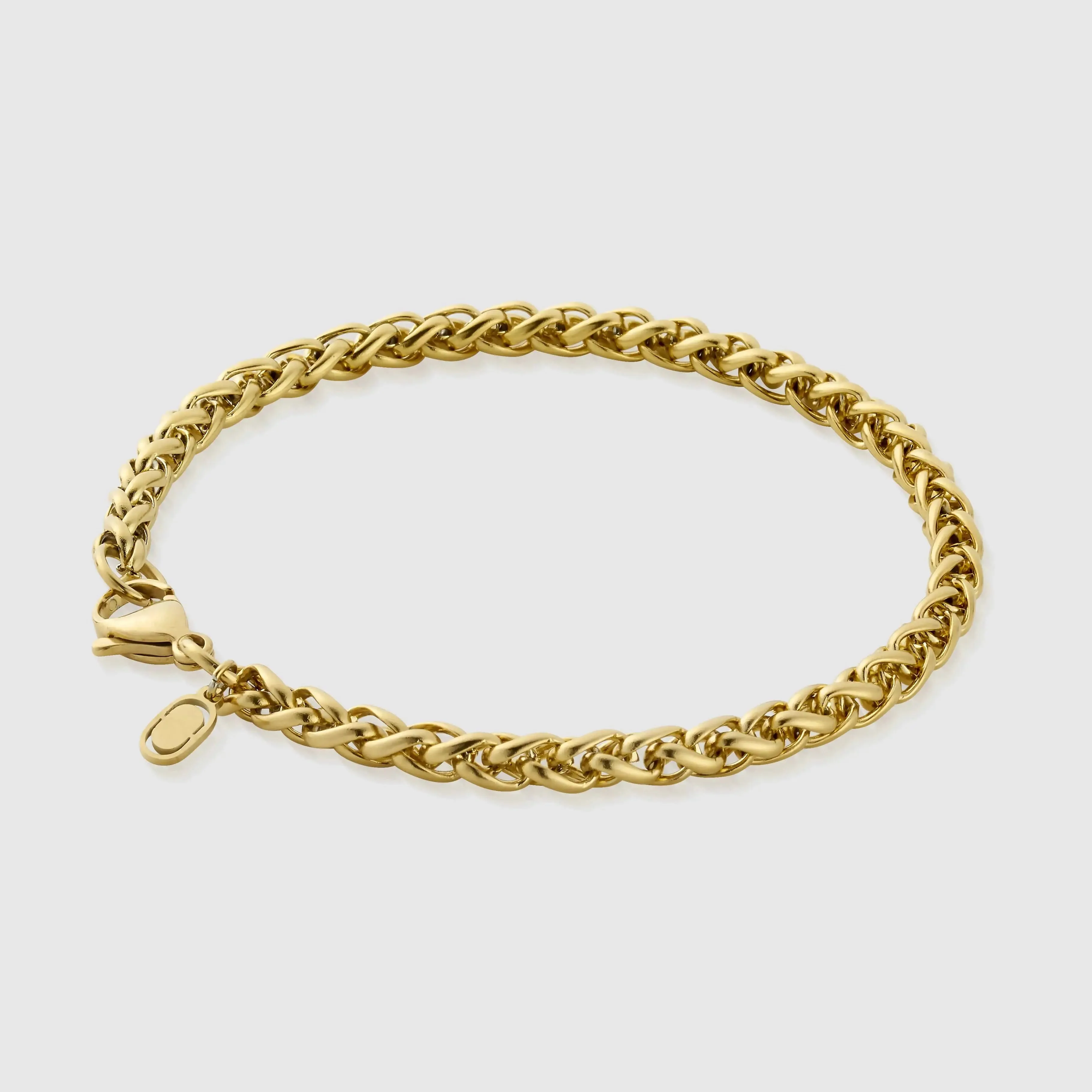 Wheat Bracelet (Gold) 5mm sold by DVVX