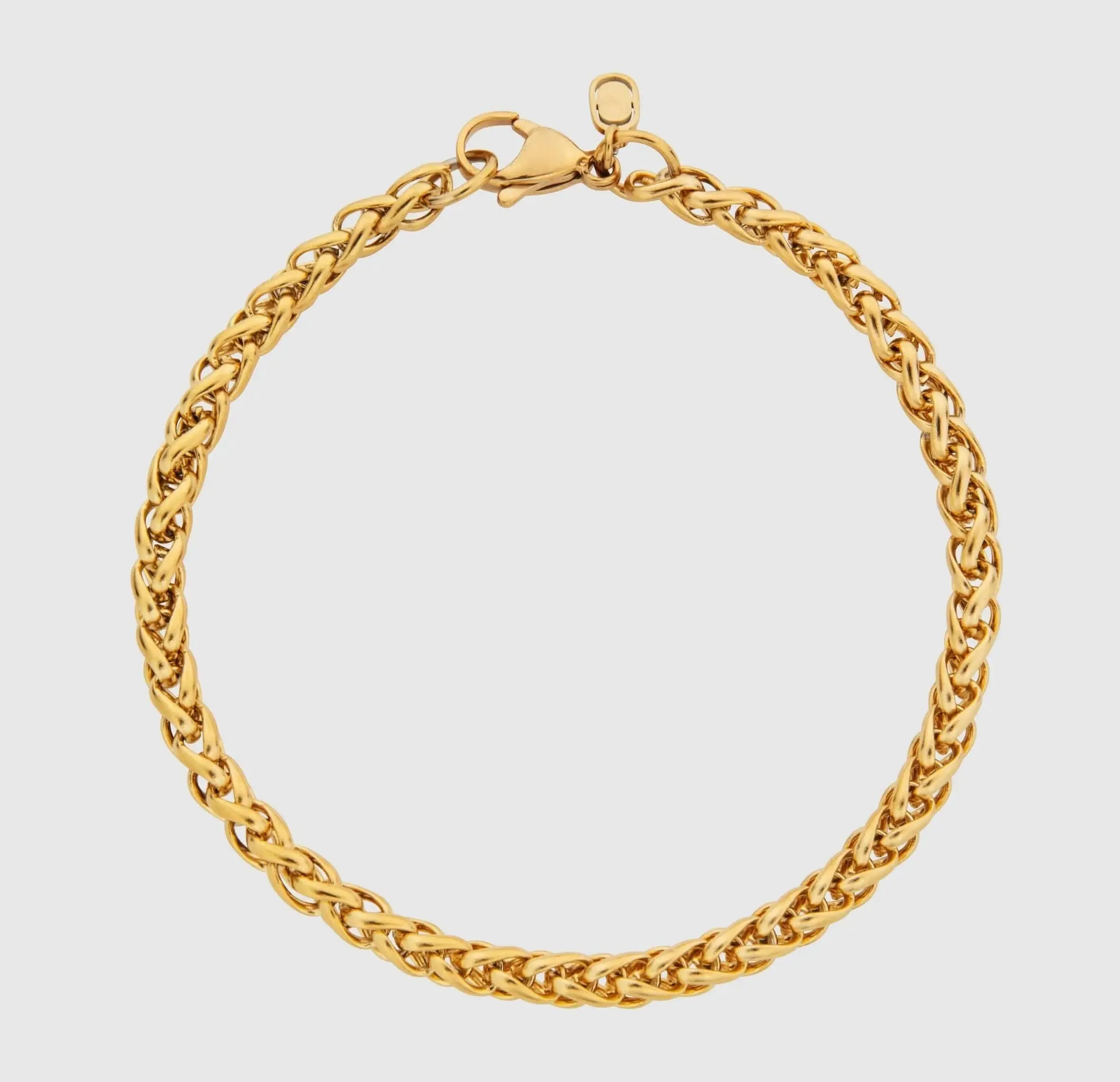 Wheat Bracelet (Gold) 5mm sold by DVVX product image thumbnail 3